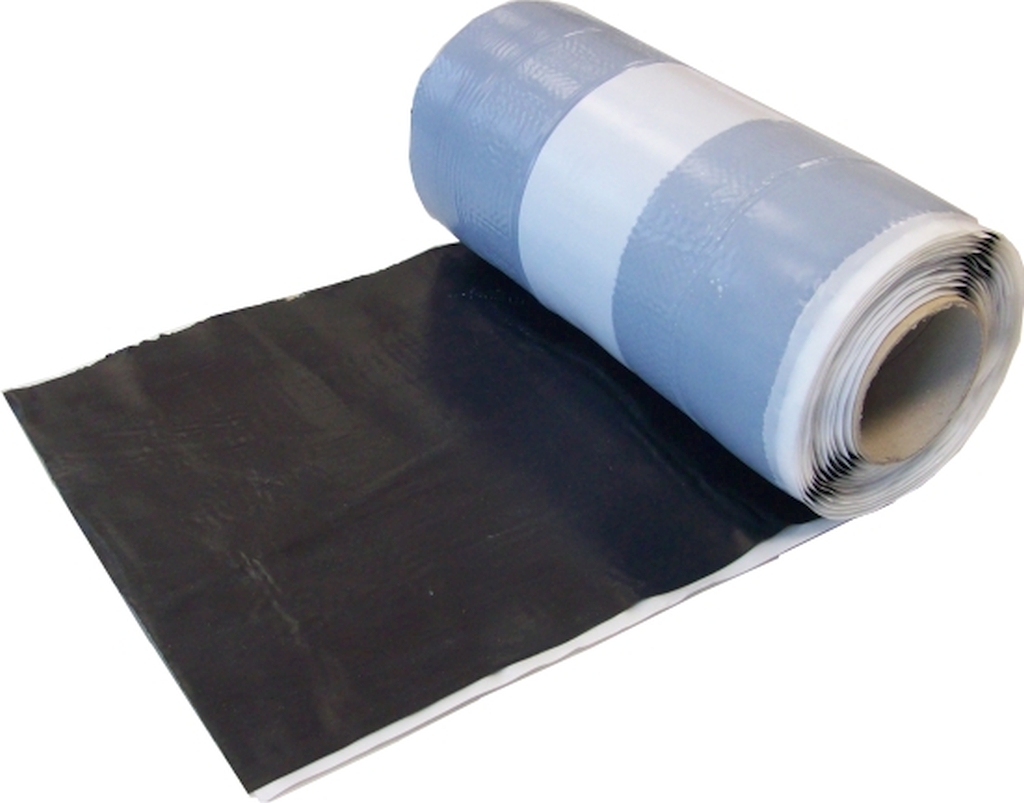 Bild von BWK ECOWAFLEX 3D 300 schwarz 2x5m/Ka. 480m/Pal. / WAND- UND KAMINANSCHLÜSSE (VPE=10 10 (lfm))